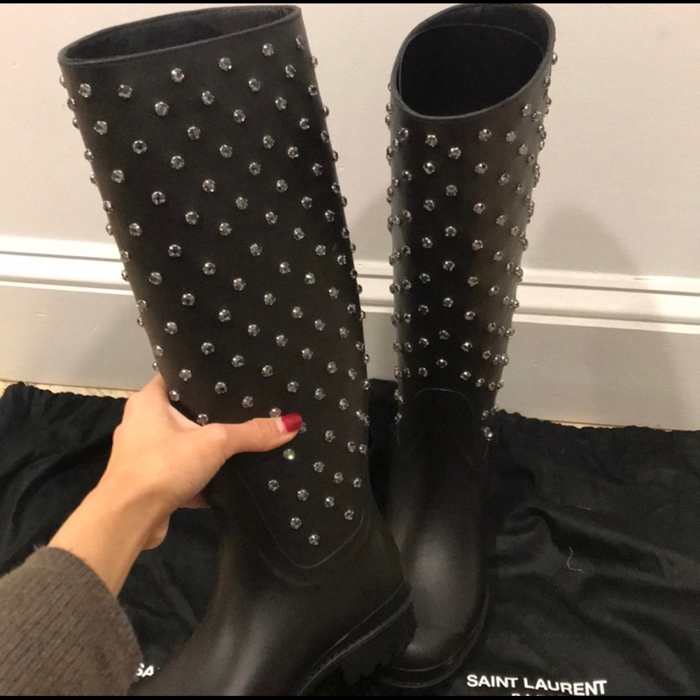 Saint Laurent Rainboots